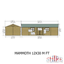Goodwood Mammoth (12' x 30') Professional Tongue and Groove Apex Shed