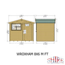 Goodwood Wroxham (8' x 6') Professional Tongue and Groove Shed