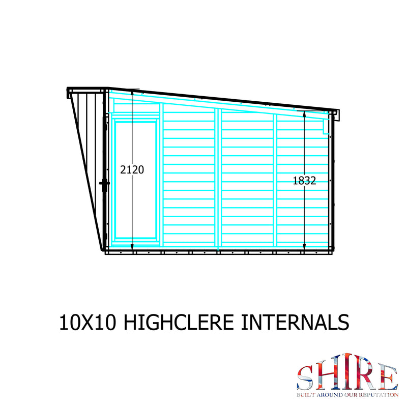 Highclere Summerhouse (10' x 10')