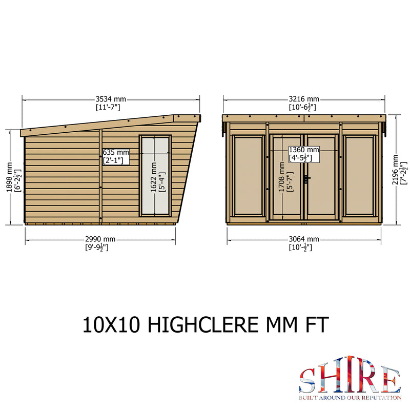 Highclere Summerhouse (10' x 10')