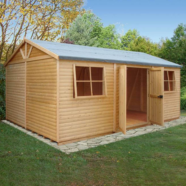 Goodwood Mammoth (12' x 12') Professional Tongue and Groove Apex Shed