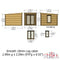 Emneth Log Cabin in 19mm Logs - 3 Sizes Available