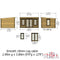 Emneth Log Cabin in 19mm Logs - 3 Sizes Available