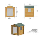 Bradley Log Cabin - Various Sizes Available