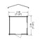 Camelot Log Cabin - Various Sizes Available