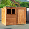 8'x6' Single Door Overlap Pent