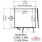 Edgefield Log Cabin in 19mm Logs - 2 Sizes Available