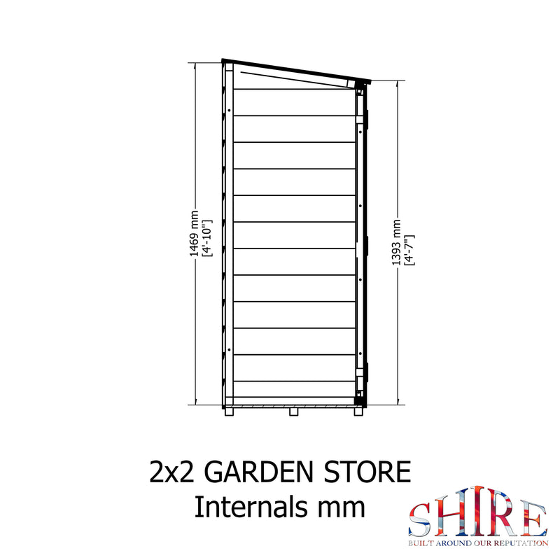Garden Store Small (2' x 2')
