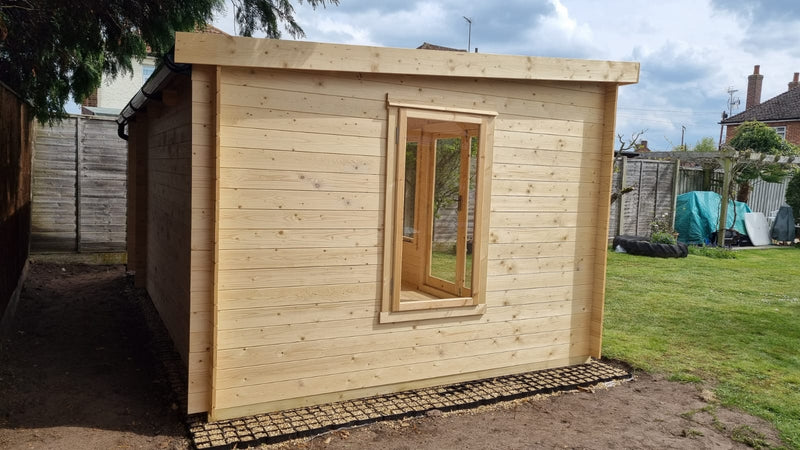 Elm Log Cabin in 19mm Logs - 2 Sizes Available