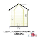 Keswick Gazebo Summerhouse (6' x 6')