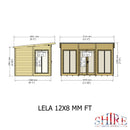 Lela Pent Summerhouse 12'x6' in T&G