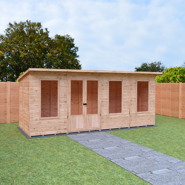 Peony Summerhouse 16'x6' in T&G