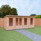 Peony Summerhouse 16'x6' in T&G