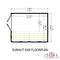 Sun Hut Potting Shed 6' x 8'