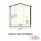 Sun Hut Potting Shed 6' x 8'