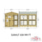 Sun Hut Potting Shed 6' x 8'