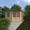 Woodlands Victoria Corner Log Cabin 14'x10' in 28mm Logs