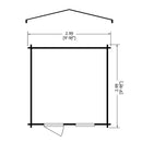 Avesbury Log Cabin - Various Sizes Available