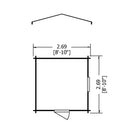 Camelot Log Cabin - Various Sizes Available