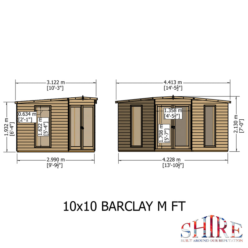 Barclay Corner Summerhouse (10' x 10')