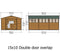 10'x15' Double Door Overlap Shed