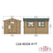 Goodwood Bison Workshop (12' x 8') Professional Tongue and Groove Apex Shed
