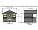 Cubby Playhouse (6' x 4' + 1' 6'' Canopy)