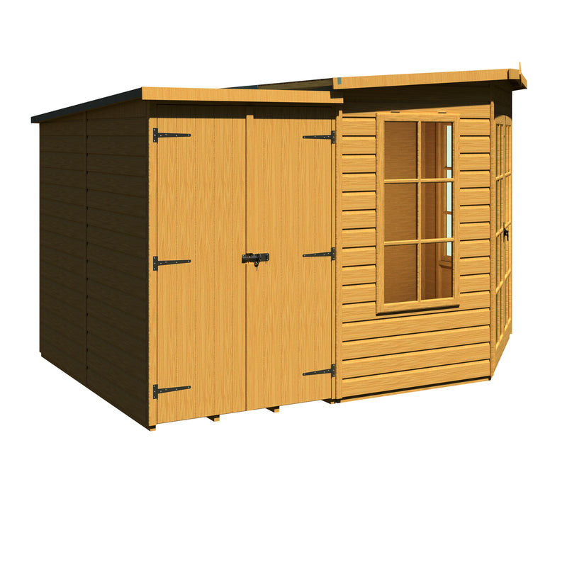 Hampton Summerhouse with Side Storage (8' x 12')