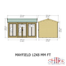 Mayfield Summerhouse 12'x8' in T&G