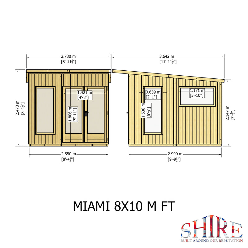 Miami Summerhouse (8' x 10')