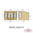 Orchid Summerhouse 10' x 8' (2990 x 2390mm)