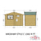 Goodwood Wroxham (10' x 6') Professional Tongue and Groove Shed
