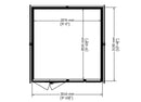Garden Studio / Office in 20mm Superlap (10' x 10')