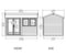 Garden Studio / Office in 20mm Superlap (12' x 7')