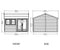 Garden Studio / Office in 20mm Superlap (12' x 12')