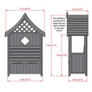 Arum Arbour Seat (4'1'' x 2'2'')
