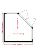 Barclay Corner Summerhouse (8' x 8)