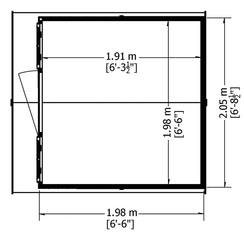 Casita Shed (7' x 7')
