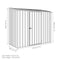 Absco Space Saver Metal 7'5'' x 2'7''' Pent Shed