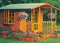 Goodwood Gold Fleur De Lys (8' x 8') Summerhouse