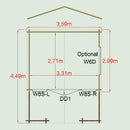 Hatfield Log Cabin - Various Sizes Available