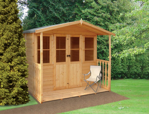 Houghton Summerhouse 7' x 7' with Veranda