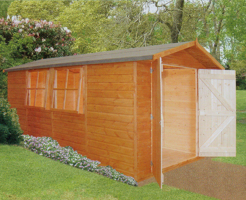 Jersey Apex Garden Shed (7' x 13')