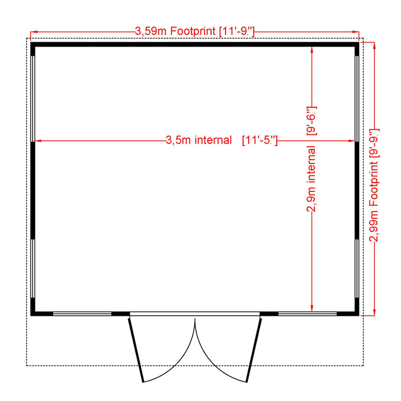 Miami Summerhouse (12' x 10')