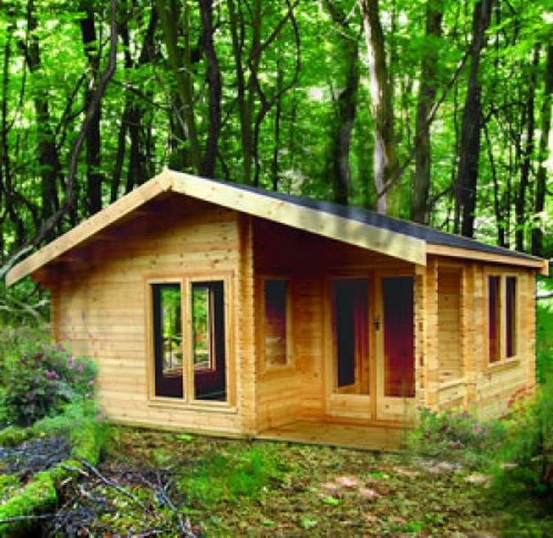 New Forest Log Cabin 20G x 13' (44mm & 70mm Log Sizes Available)