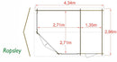 Livia & Ropsley Log Cabin 10G x 14 (2960G x 4340mm) in 28mm Logs