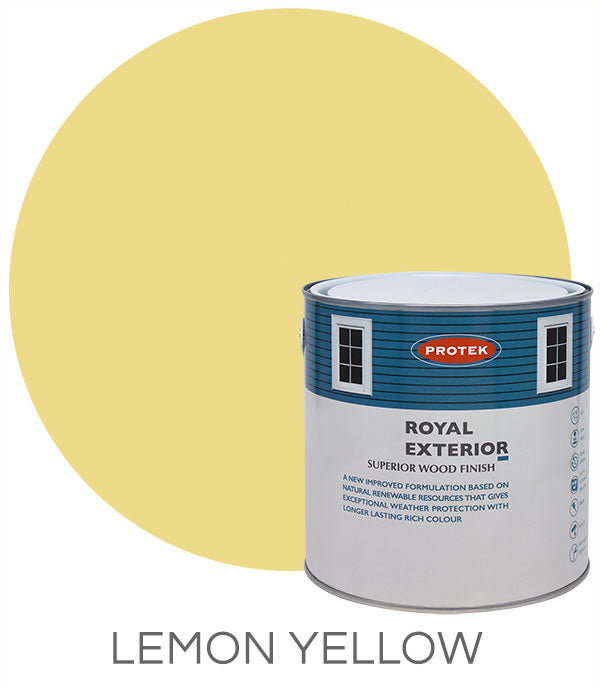 Protek Royal Exterior Finish - Lemon Yellow