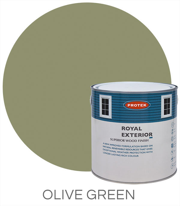 Protek Royal Exterior Finish - Olive Green