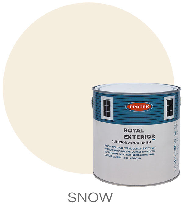 Protek Royal Exterior Finish - Snow