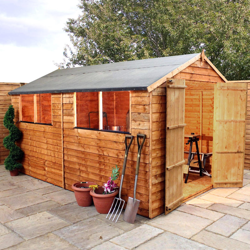 12'x8' Overlap Apex Shed